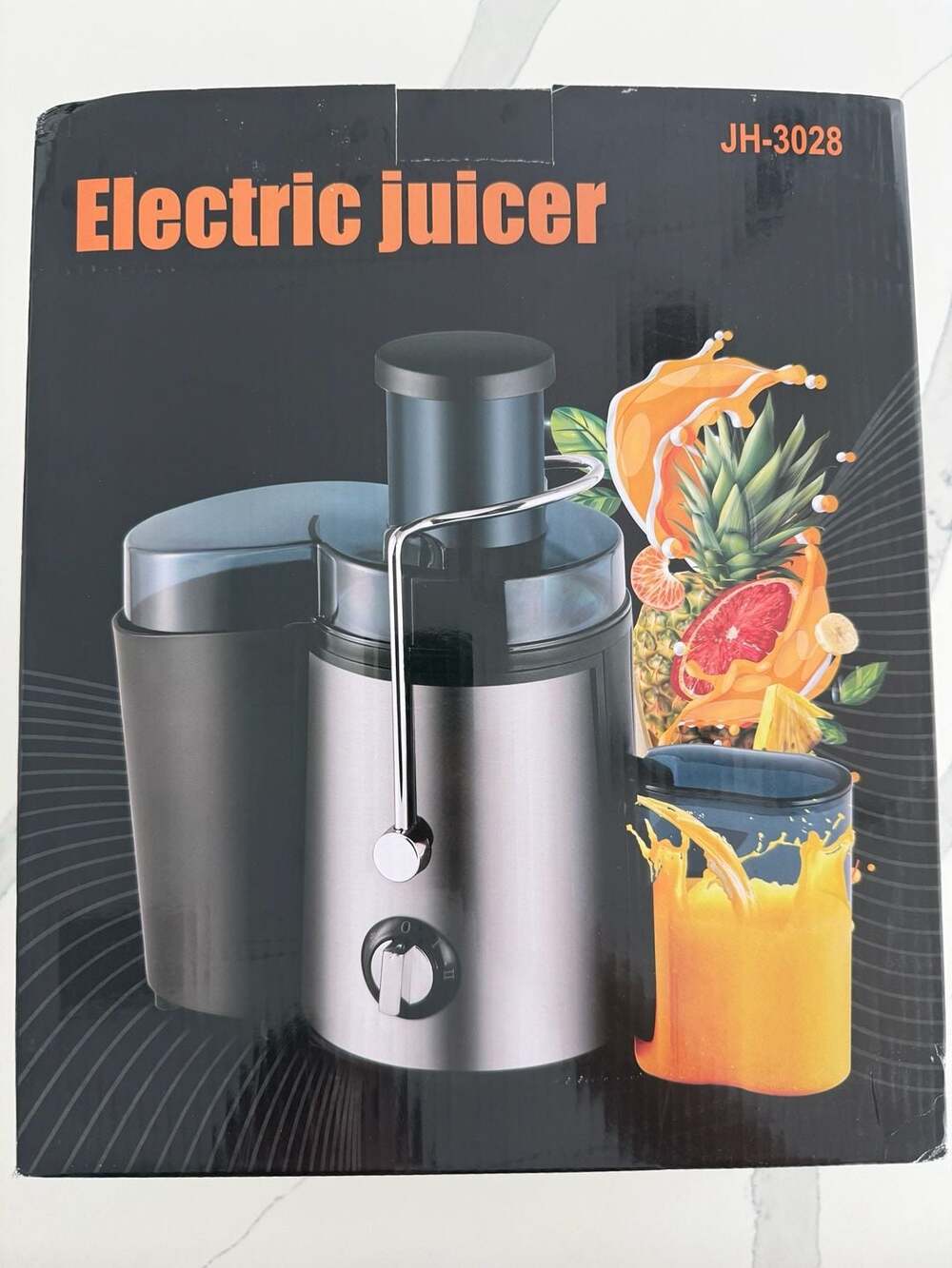 Electric Juicer, 400W Centrifugal Juicer Machine with 500ml Stainless Steel Cup